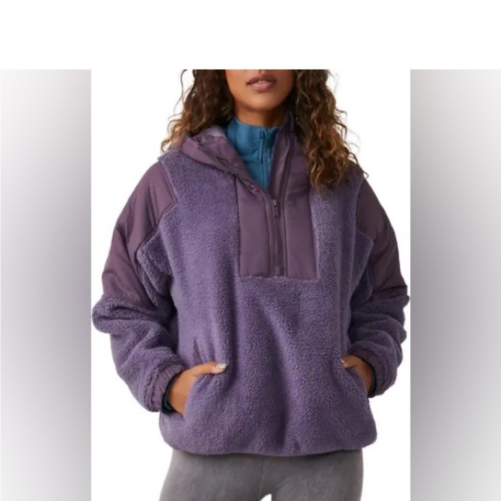 FP Movement by Free People Lead the Pack Fleece Hooded Pullover